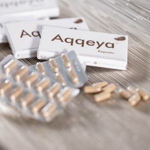 Vier Packungen AQQEYA® Kapseln für vier Wochen NWL-Kur